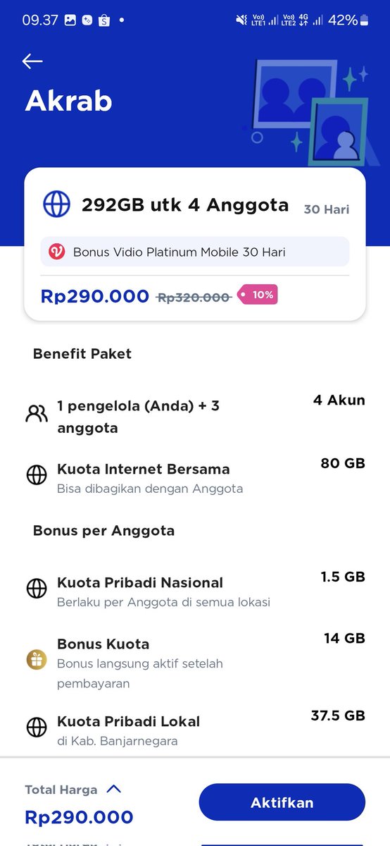 gaiskaputra's tweet photo. Xl akrab,fresh baru aktif kuota lokal up to 42, 65k, kuota bersama per anggota 20gb , my rewards 14 gb, total per anggota up to 80 gb tergantung area,bisa add dulu, no scam.
#akrabxl #paketakrab #xlakrab #zonauang https://t.co/1aoCS2vIMn