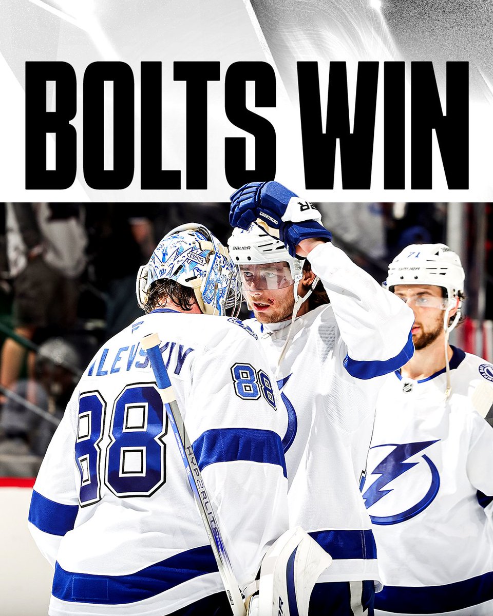 TBLightning's tweet image. CALL IT A COMEBACK #BOLTSWIN

#GoBolts | @PNCBank