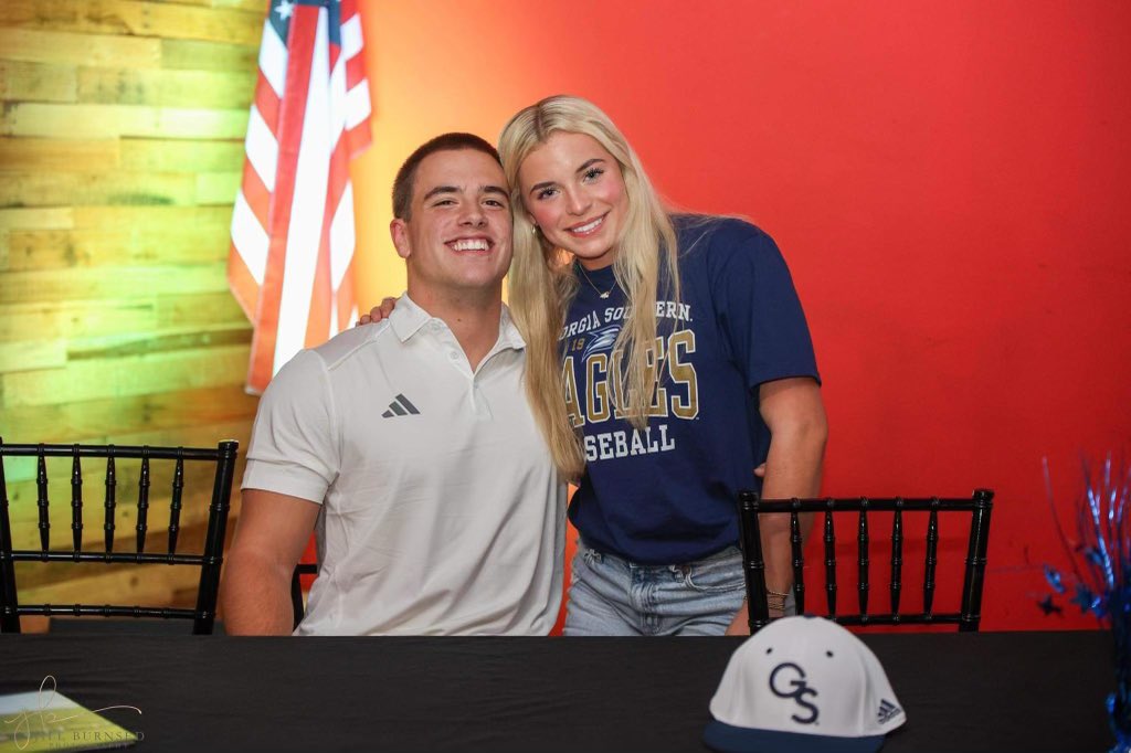 Brady Christman (@christmanbrady) on Twitter photo It became official last week. Super happy to be an Eagle. Thank you to everyone that helped make my dream come true. <a href="/GSAthletics_BSB/">Georgia Southern Baseball</a> <a href="/GSAthletics/">Georgia Southern Athletics</a> <a href="/GeorgiaSouthern/">GeorgiaSouthern</a> <a href="/PrepBaseballGA/">Prep Baseball Georgia</a> <a href="/prepbaseball/">Prep Baseball</a> <a href="/PG_Georgia/">Perfect Game Georgia</a> <a href="/PerfectGameUSA/">Perfect Game USA</a> It became official last week. Super happy to be an Eagle. Thank you to everyone that helped make my dream come true. <a href="/GSAthletics_BSB/">Georgia Southern Baseball</a> <a href="/GSAthletics/">Georgia Southern Athletics</a> <a href="/GeorgiaSouthern/">GeorgiaSouthern</a> <a href="/PrepBaseballGA/">Prep Baseball Georgia</a> <a href="/prepbaseball/">Prep Baseball</a> <a href="/PG_Georgia/">Perfect Game Georgia</a> <a href="/PerfectGameUSA/">Perfect Game USA</a>