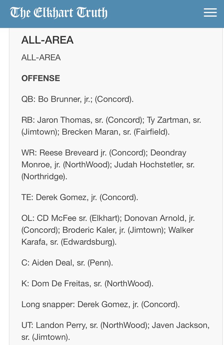 CoachKoehlerCHS's tweet photo. Congratulations to @bo_brunner7, @Charrese9, @JaronThomas00, @donovan63126076, @DerekGo94497469, &amp; @mimartinezzz on being named to the 2024 @eTruthSports All Area Team!  Team success = player recognition.
#F5OH 
#BOND https://t.co/dKxq0vvotK