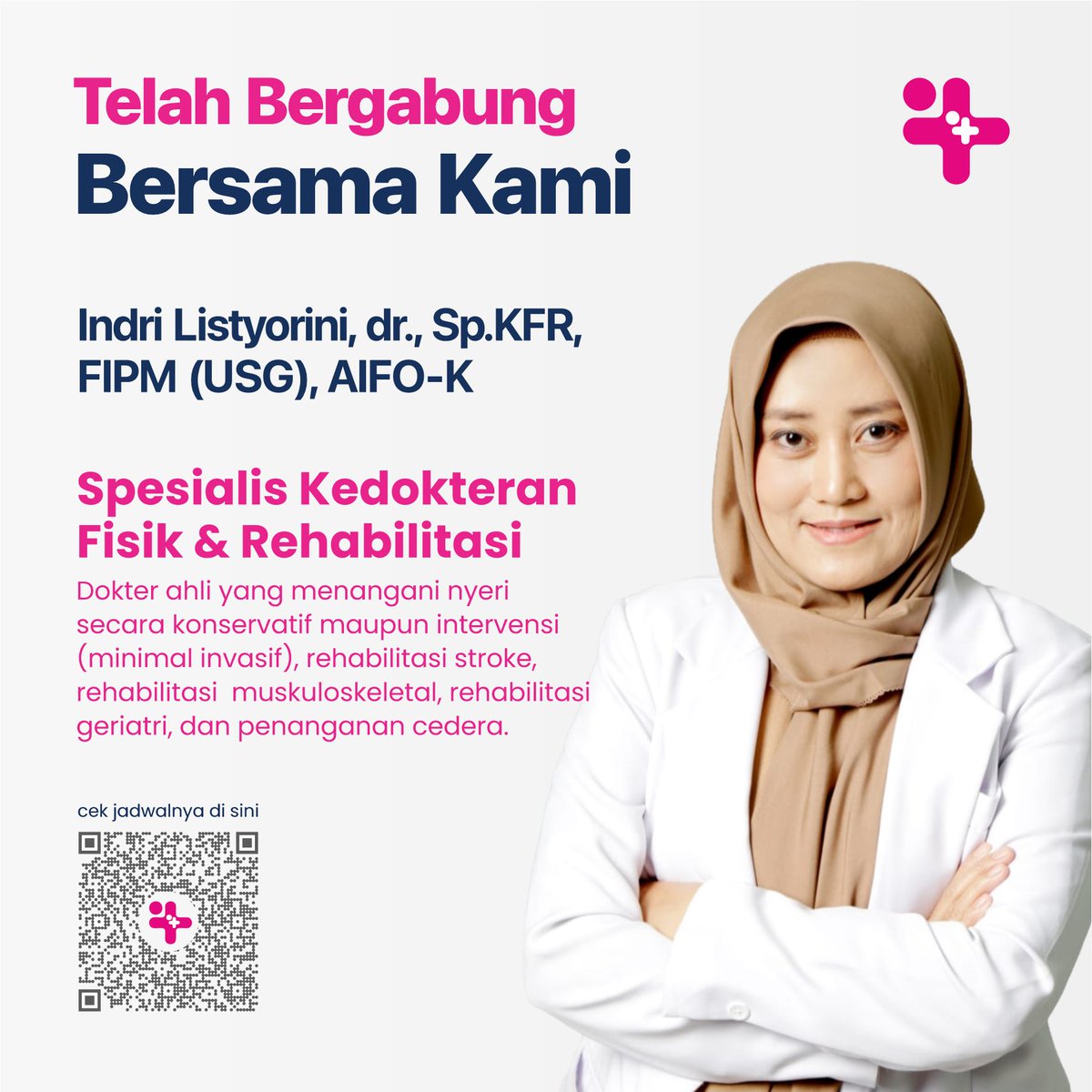 UPDATE JADWAL DOKTER TERBARU!

Indri Listyorini, dr., Sp.KFR, FIPM (USG), AIFO-K

mulai 27 November 2024
Rabu, pukul 07.30 - 08.30 WIB

Terima kasih