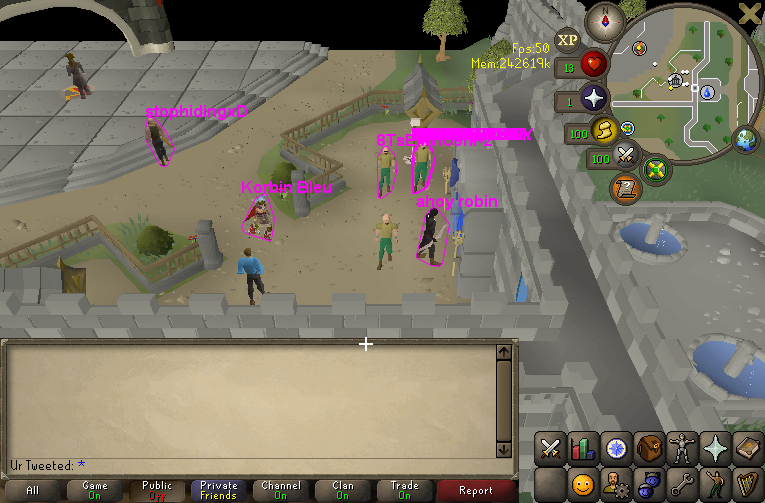 RSN: Korbin Bleu has been seen entering a gambling hall - 'OP Clan'. World 309! Scamming thousands a day. <a href="/JagexSupport/">Jagex Support</a> <a href="/JagexAsh/">Mod Ash</a> <a href="/JagexAyiza/">Ayiza</a> <a href="/JagexBlossom/">Mod Blossom</a> <a href="/JagexLight/">Mod Light</a> <a href="/JagexZee/">Mod Zee</a> <a href="/JagexTwisted/">Mod Twisted</a> <a href="/JagexAthena/">Mod Athena</a> <a href="/KempQRS/">KempQ</a> <a href="/SirPugger/">SirPugger</a> <a href="/OldSchoolRS/">Old School RuneScape</a>