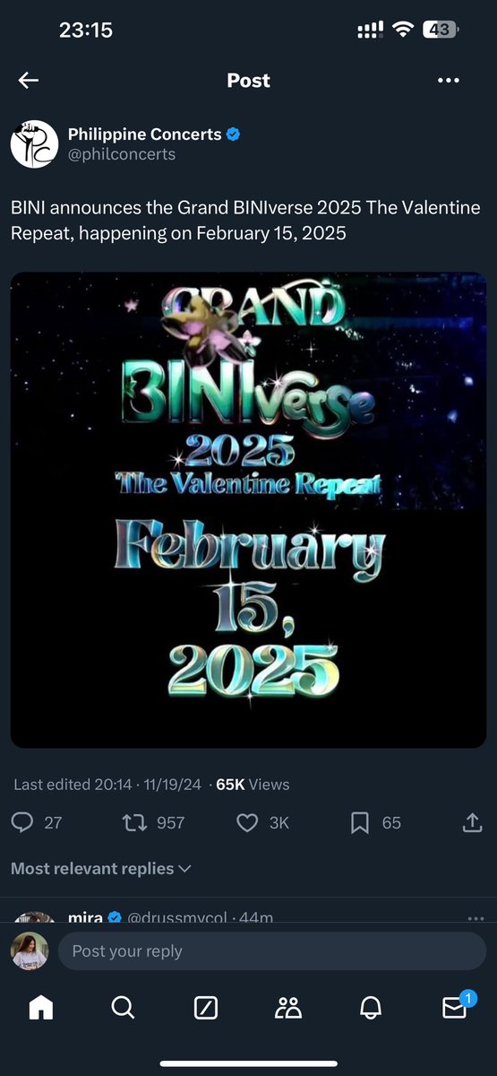 Pampa-GV! Dahil mukang mgnda din nmn yung araw ko. Pa- GA tayo!!

* 5 winners of Php100
- rt, follow and like
- kapag finollow niyo ko walang maguunfollow ha. friendly ako, gusto ko magkaroon nang bloom friends 😍

Start na din natin magipon para sa Feb15! Until 1159PM laters!