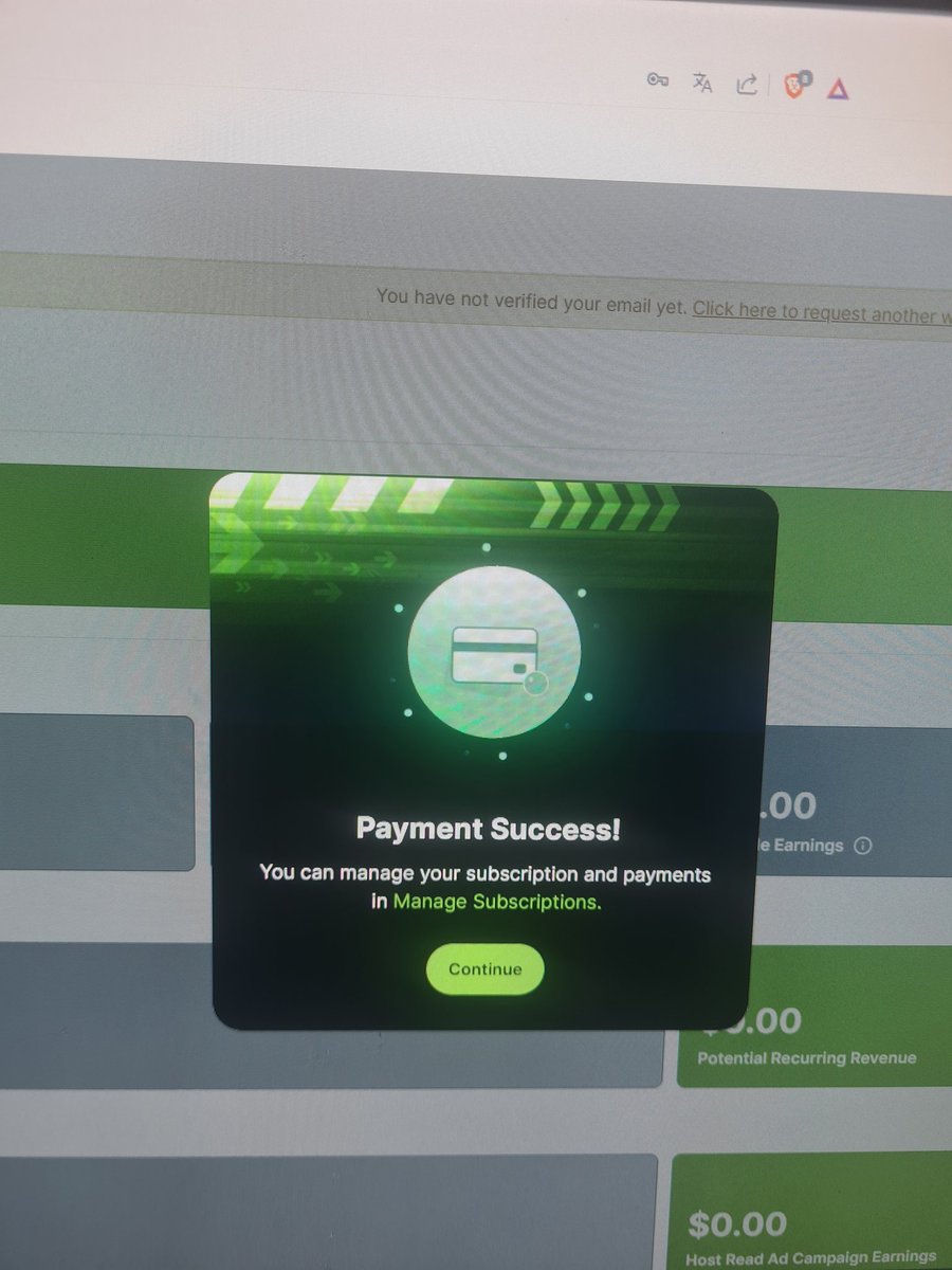 crypmony's tweet photo. @TateTheTalisman I subscribed to rumble premium and paid https://t.co/mWxdBBahAp