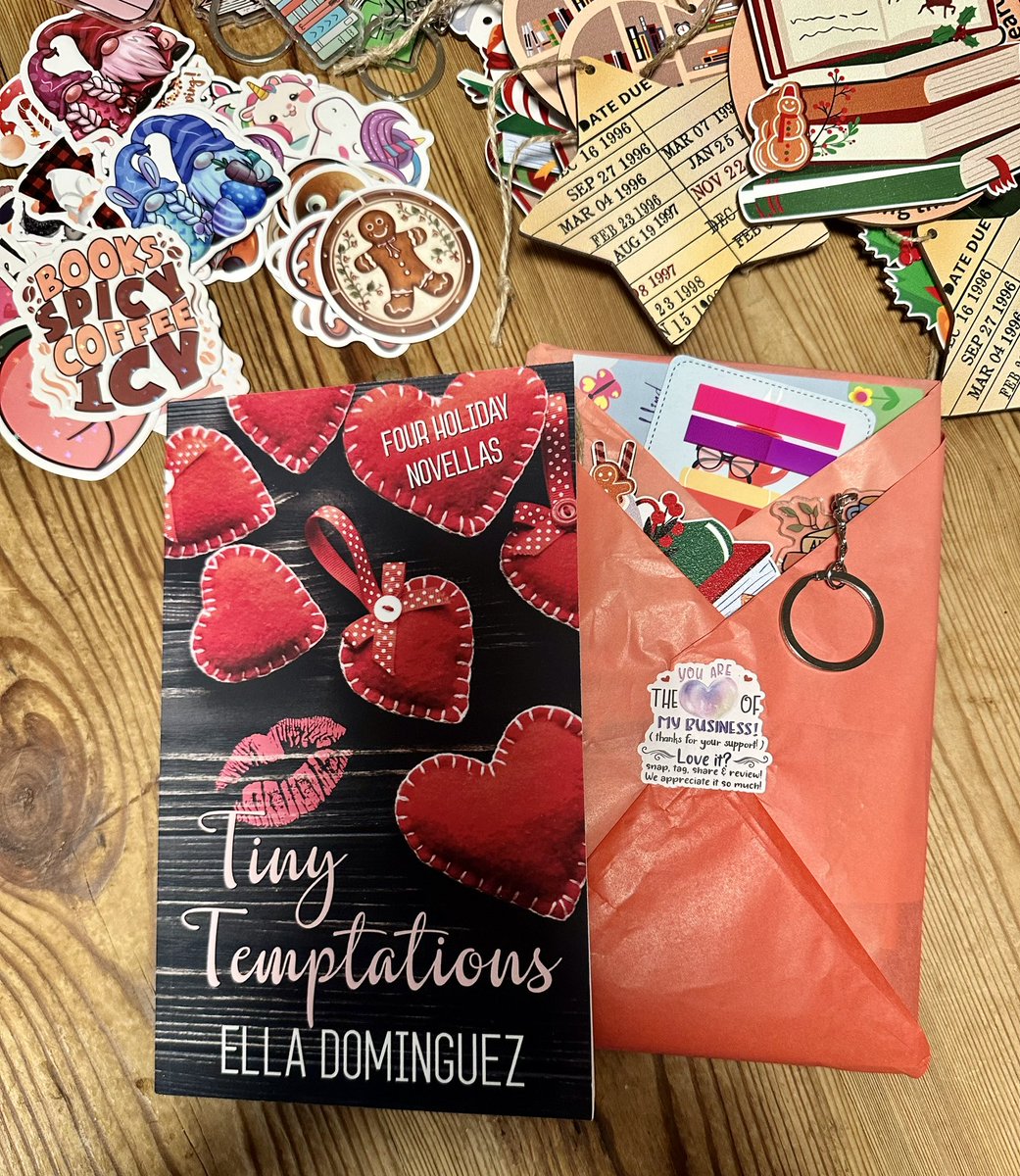 A little sweet and a whole lotta spice for the holidays. 4 novellas, 5 book boyfriends. Loads of bookish swag. Only available in paperback and on my TikTk shop.  @elladominguezbooks

Sharing is caring. 

#BooksWorthReading