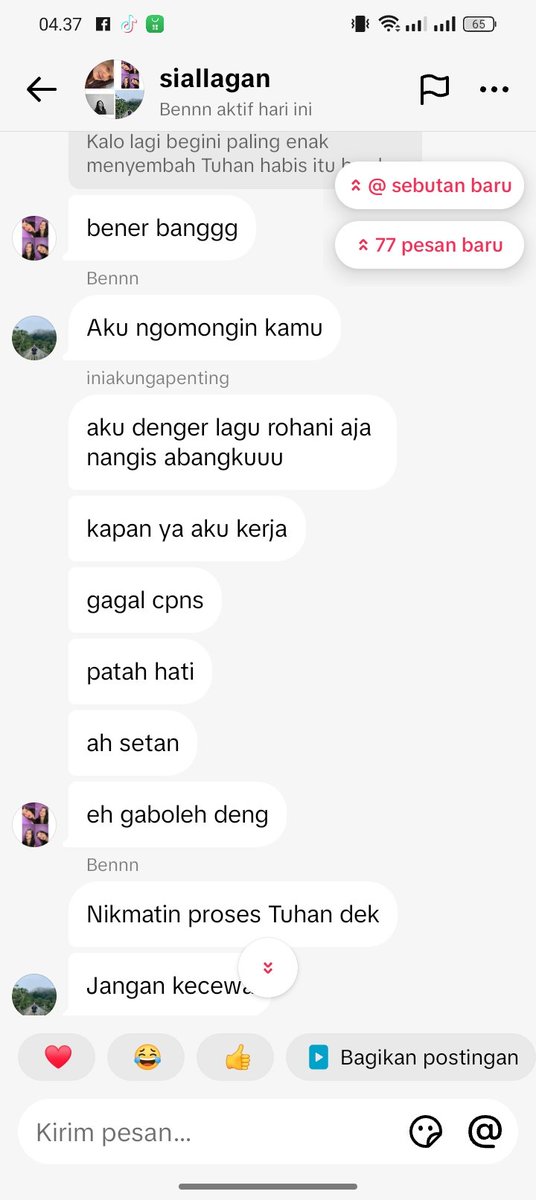 ClaudiSiallagan's tweet photo. Bangun tidur, liat si bungsu curhat di grup. Untungnya ada bang Ben si paling dewasa yg bisa nenangin adiknya. Selamat ya dik udah masuk dunia orang dewasa.
Untungnya bumi masih berputar ~ https://t.co/lhllVvADW1