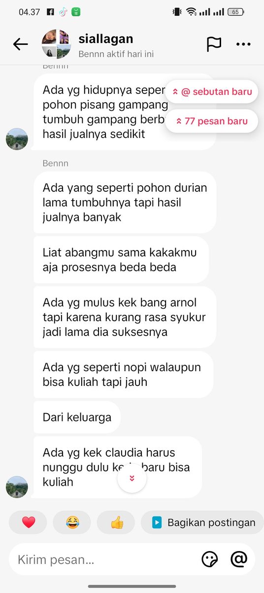 ClaudiSiallagan's tweet photo. Bangun tidur, liat si bungsu curhat di grup. Untungnya ada bang Ben si paling dewasa yg bisa nenangin adiknya. Selamat ya dik udah masuk dunia orang dewasa.
Untungnya bumi masih berputar ~ https://t.co/lhllVvADW1