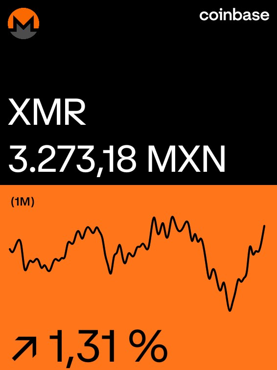 Monero en <a href="/Coinbase/">Coinbase 🛡️</a>: coinbase.com/price/monero?u…