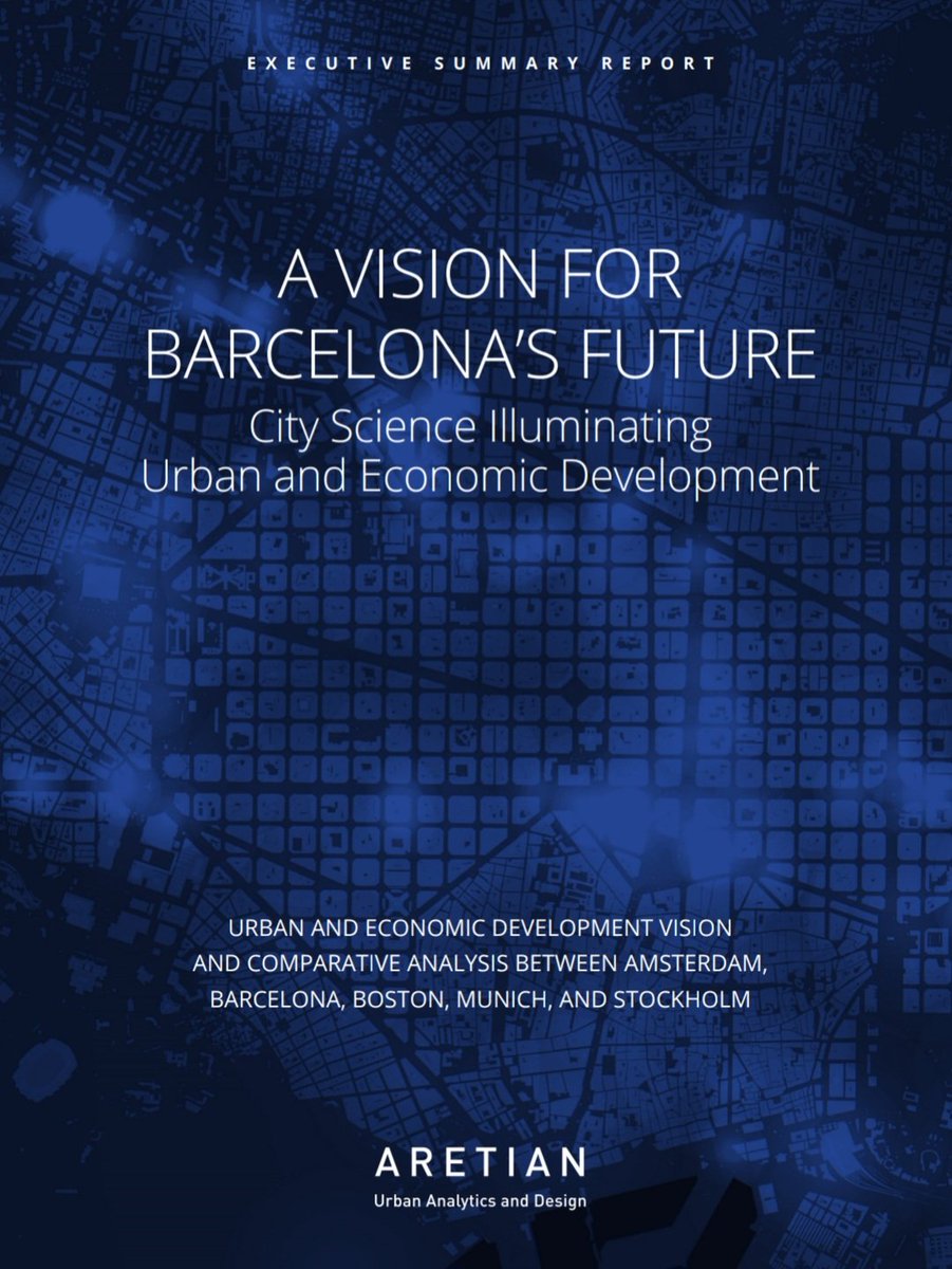 'A Vision for Barcelona's Future': you can now download the Report presenting the urban design and economic strategy vision, goals, and recommendations for the metropolitan region, whilst including benchmarks with Amsterdam 🇳🇱, Boston 🇺🇸, Munich 🇩🇪, and Stockholm 🇸🇪.