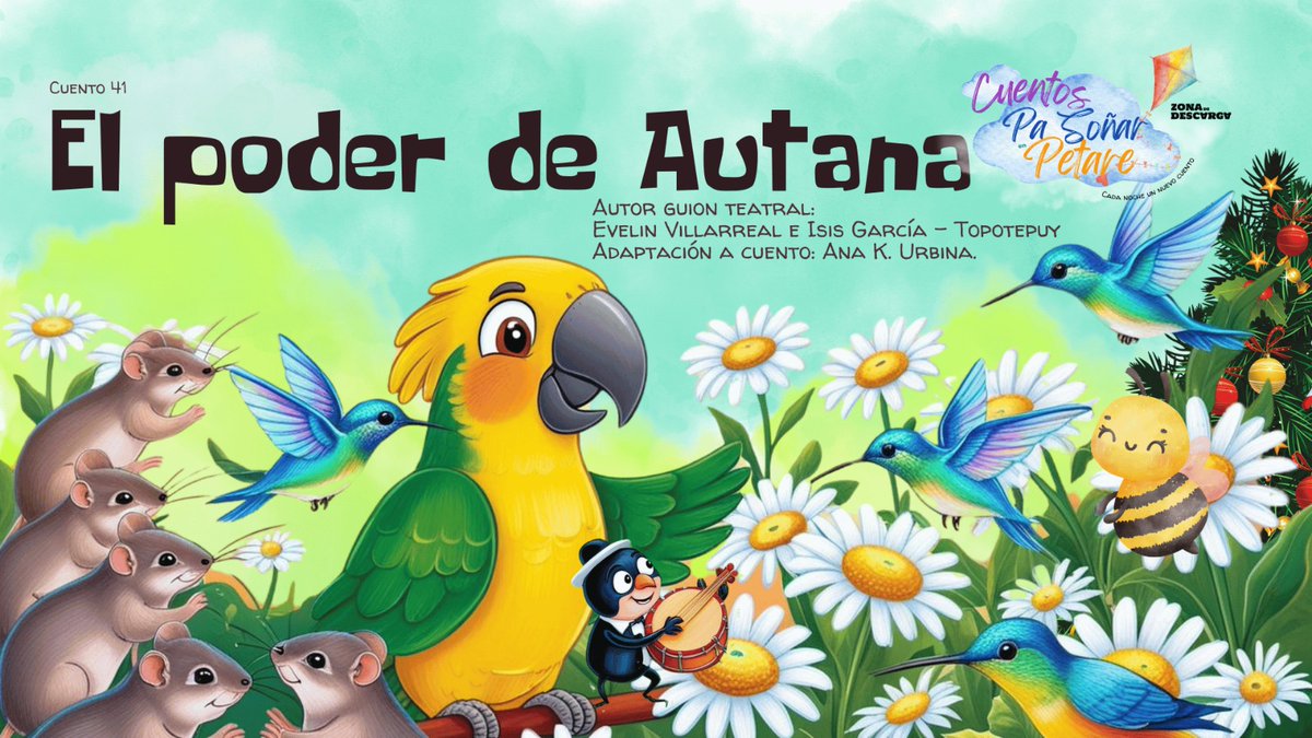 ¡Atención, amigos de la buena descarga! ⚡🪁

Esta noche a las 8 PM dale play▶️, ⛰️🦜Autana nos lleva a una aventura navideña llena de magia. 

¡No te pierdas la fiesta de bienvenida! <a href="/Topotepuy/">Topotepuy</a>

✨ Únete a #CuentosPaSoñar: 
youtu.be/3kbwjqJvtDE 

#Navidad #Petare #lectura