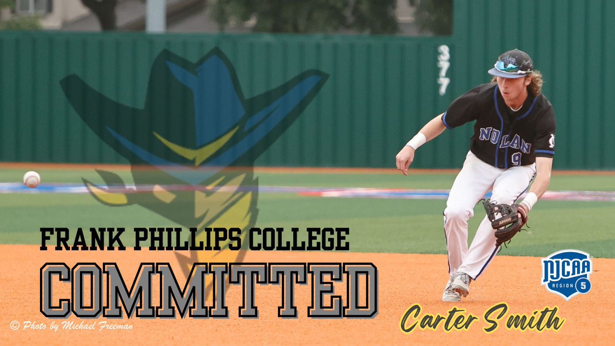 Carter Smith (@2025csmith) on Twitter photo I am excited to announce that I will be continuing my athletic and academic career at Frank Phillips College! I would like to thank my family, coaches, and teammates for their support and encouragement. <a href="/PlainsmenBB/">Frank Phillips College Baseball</a> <a href="/MrCoach310/">Kyle Shore</a> I am excited to announce that I will be continuing my athletic and academic career at Frank Phillips College! I would like to thank my family, coaches, and teammates for their support and encouragement. <a href="/PlainsmenBB/">Frank Phillips College Baseball</a> <a href="/MrCoach310/">Kyle Shore</a>