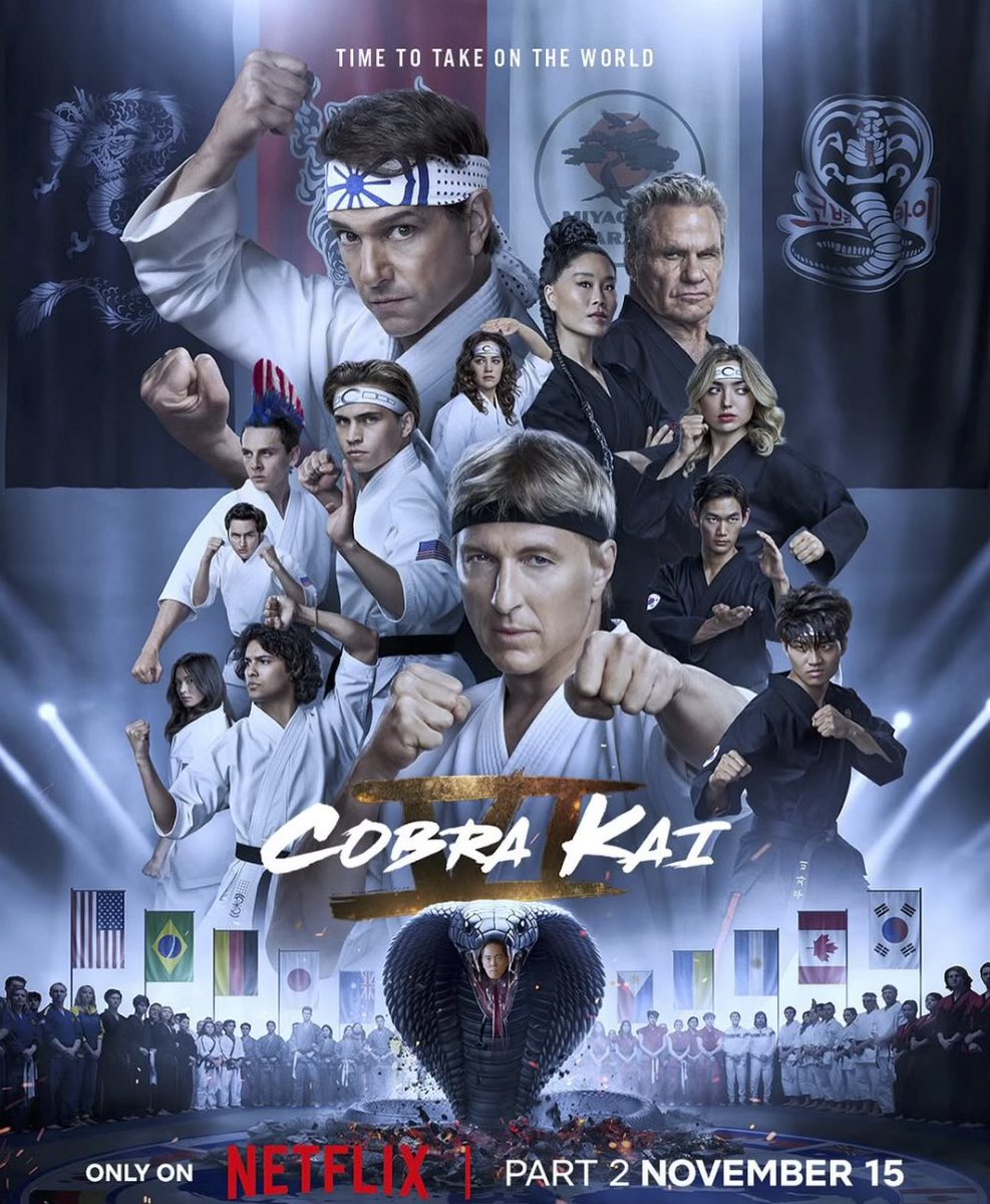 Be sure to watch Cobra Kai Season 6 Part 2 out now on Netflix! 🤙 <a href="/CobraKaiSeries/">Cobra Kai</a> <a href="/netflix/">Netflix</a> #CobraKai