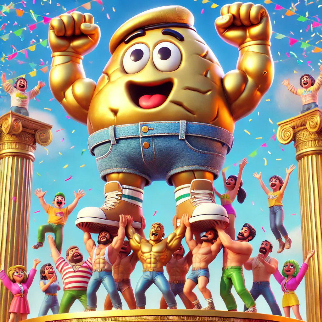 #ButtTato is 100% supported by our fans and holders. All organic growth here.  Join us now!! $BTATO pump.fun/coin/25JaZFcz7…