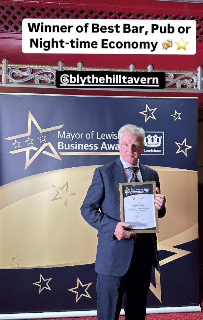 Congratulations Blythe Hill Tavern!! 🥇🎉
#Lewisham