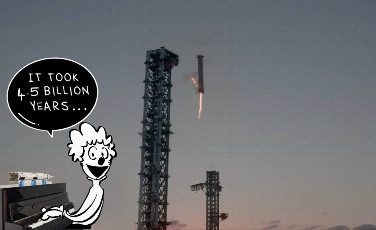 ChicoMarxSol's tweet photo. .@elonmusk full sending the mother of all payloads 🚀

Even gravity's like "damn bro, you've been lifting?"

Space-time looking extra curvy today 😏

$CHICO