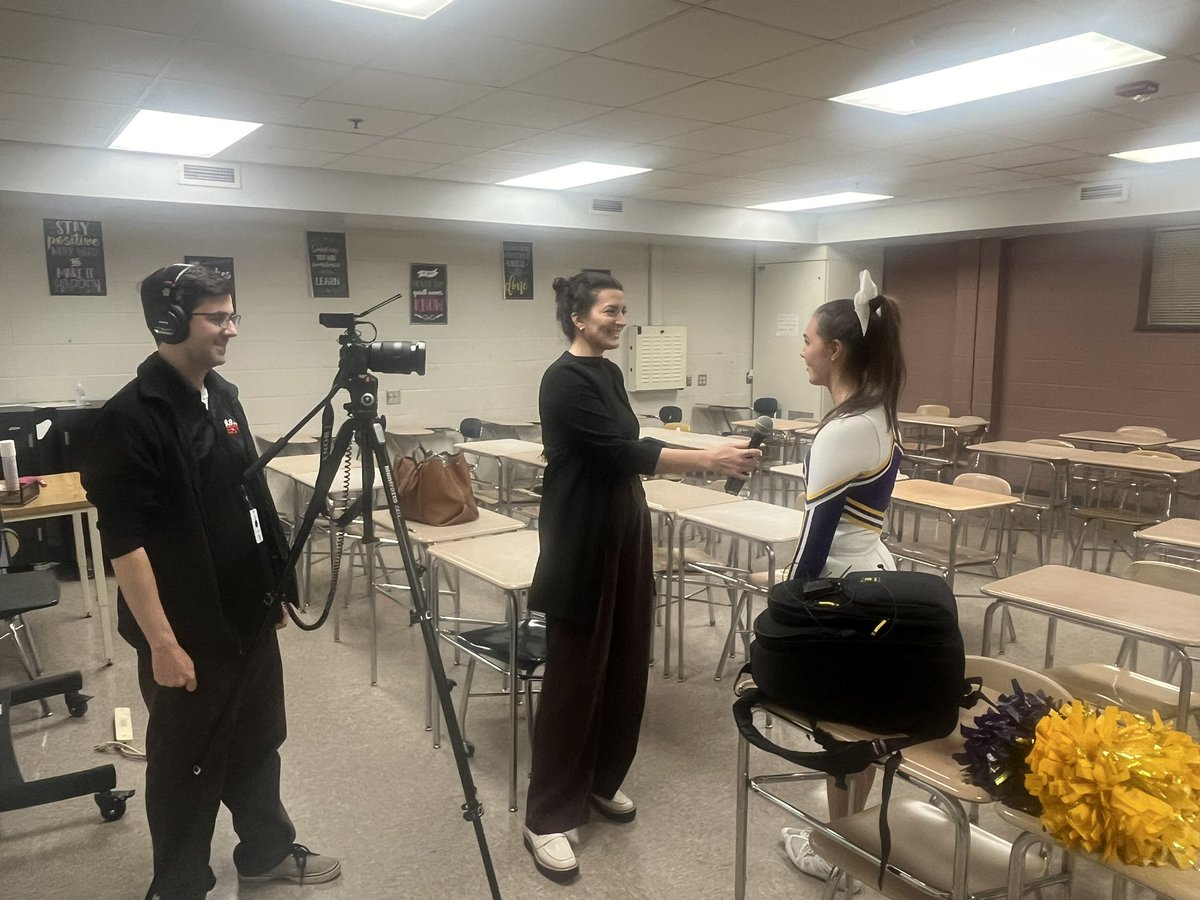 @JanieceDilts (@janiecedilts1) on Twitter photo Star Athlete of the Month, Rachel Lambert, is interviewed for her outstanding academic excellence and leadership. Shout out to Broughton Cheer, 99.5 The Fan, and Coastal Credit Union. So proud! <a href="/NBroughtonHS/">Broughton Magnet HS</a> <a href="/BHSCaps/">Broughton Caps</a> Star Athlete of the Month, Rachel Lambert, is interviewed for her outstanding academic excellence and leadership. Shout out to Broughton Cheer, 99.5 The Fan, and Coastal Credit Union. So proud! <a href="/NBroughtonHS/">Broughton Magnet HS</a> <a href="/BHSCaps/">Broughton Caps</a>