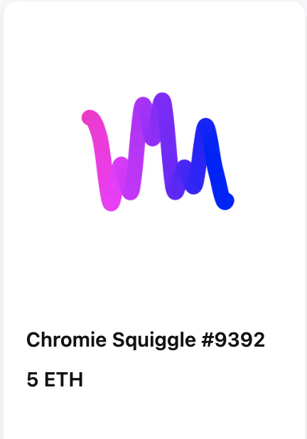 EnzoNFTs's tweet photo. If Chromie Squiggles can sit at 5 ETH, why cant Trademarks? 

1. Done by exceptional artists 
2. Have no utility 
3. 10,000 piece collections 
4. Very strong community behind them 

Imo Trademarks are amongst the MOST undervalued collections.  @ArtOnBlockchain @jackbutcher #NFT https://t.co/LUqeuDET78