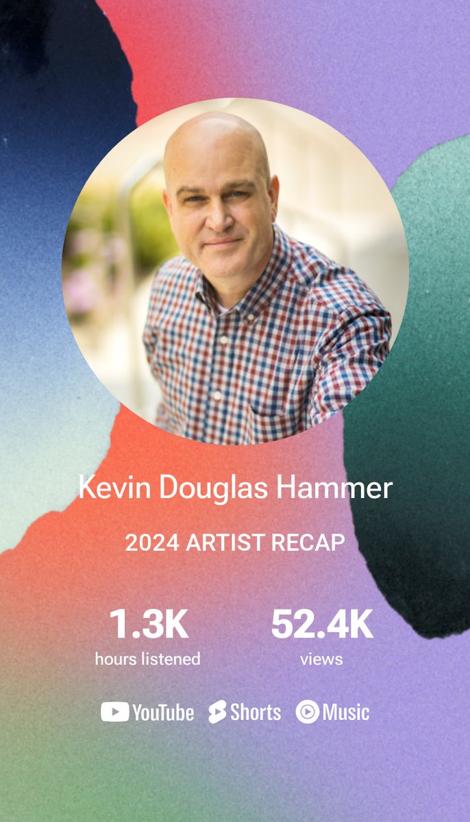 KevinDougHammer's tweet photo. Despite  the fact that You Tube and You Tube Music are really the last platforms  where you can stream for free without restrictions, I have to confess  I've not done terribly well on this platform to date. Thankfully however,  it did go beyond friends and family in 2024. https://t.co/VGbPmOxfqC