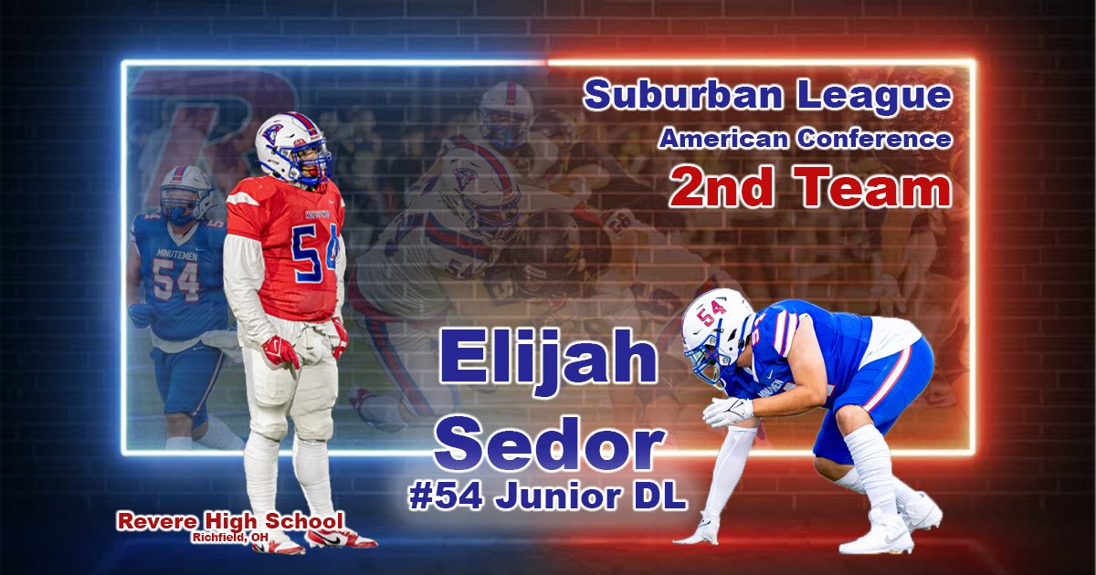 Congrats Elijah Sedor 🔴⚪️🔵🏈🐾