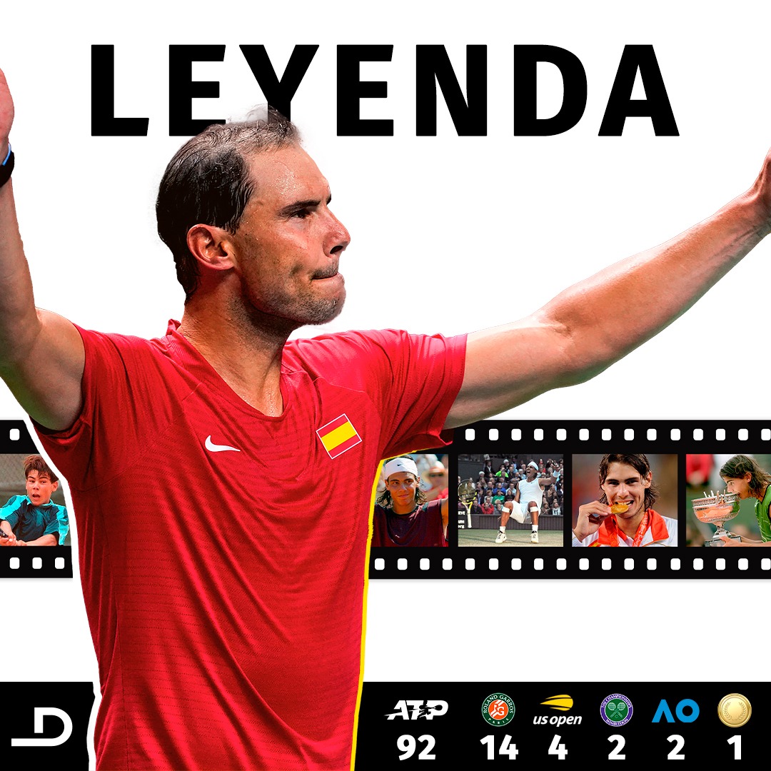 GRACIAS, RAFA.

Por tu tenis.
Por tu juego.
Por tus títulos.
Por tu clase.
Por tu calidad.
Por tu educación.
Por hacernos reír.
Por hacernos llorar.
Por emocionarnos.
Por tu honestidad.
Por lo que has sido dentro de la pista.
Por lo que eres fuera de la pista.
Por todo.