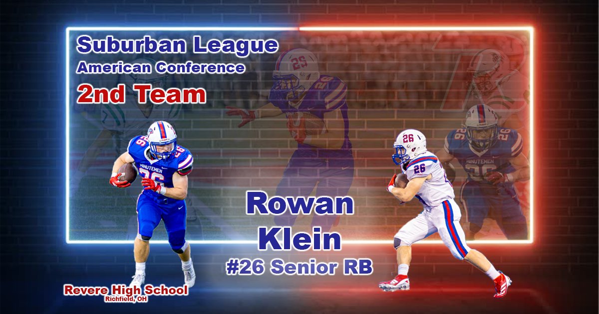 Congrats Rowan Klein 🔴⚪️🔵🏈🚙