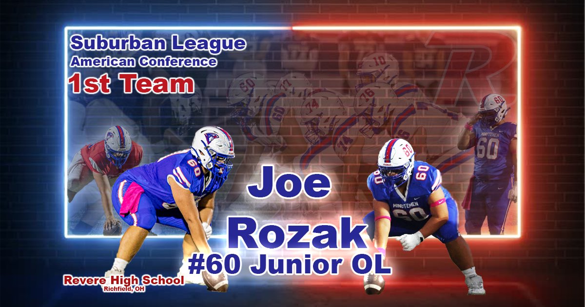 Congrats Joe Rozak 🔴⚪️🔵🏈🥞