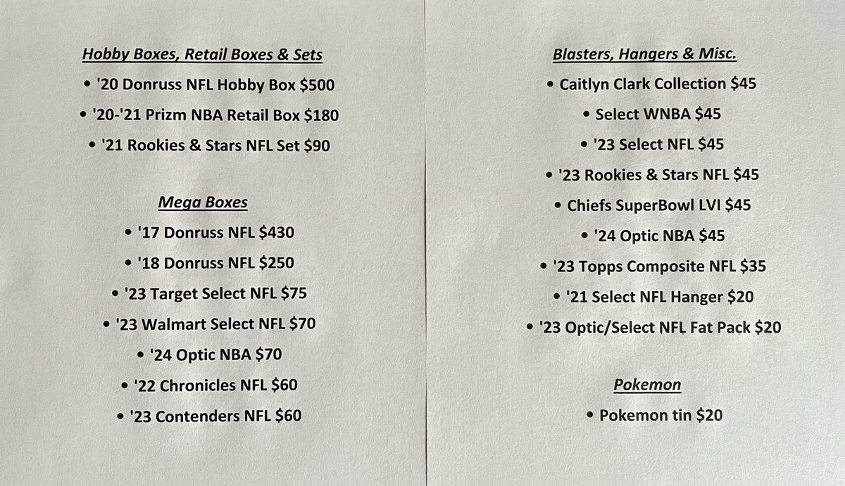 SpeshSportsTM's tweet image. Wax for sale

*shipping included

@sports_sell @PCOregonDucks2 @SleepyCards_RT @hobbyretweeters @Hobby_Connect @CardHobbyRTs @TheHobby247 @ILOVECOLLECTIN1 @84baseballcards @stokesboyscards @HobbyRetweet_ @CodiDaReposter @SportsCardDeals @westcards28