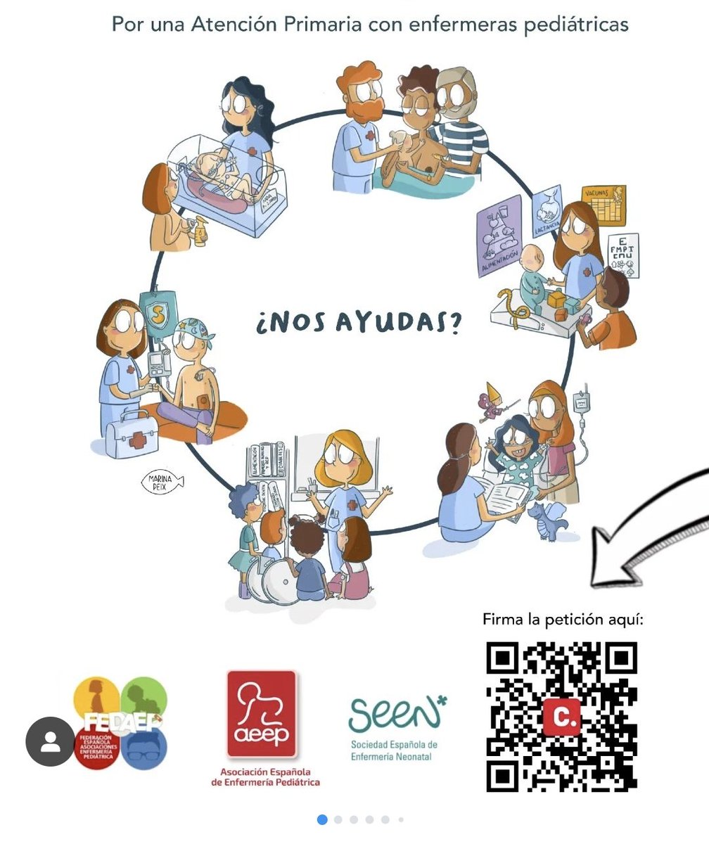 Campaña "Donde haya un niño una enfermera pediátrica" #FEDAEP <a href="/AEEPenfermeria/">Asociación Española de Enfermería Pediátrica</a> y #SEEN 
¿Nos ayudas? Entra Código QR