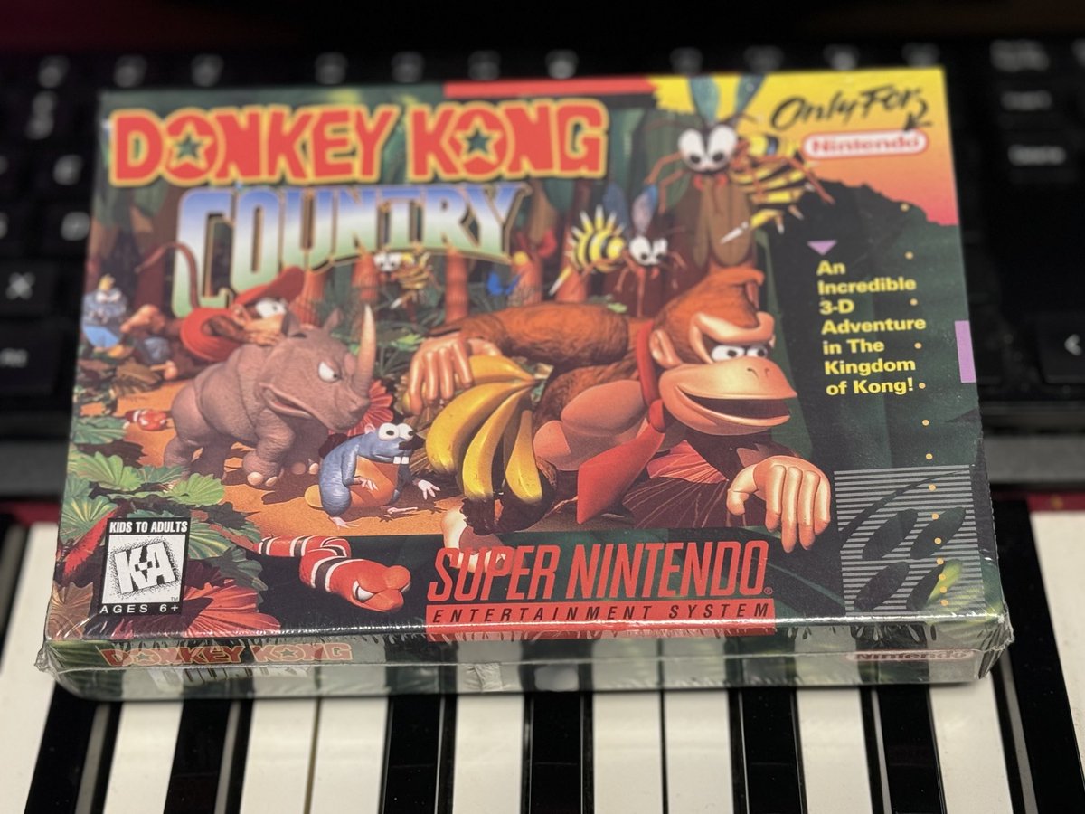 David_Wise's tweet image. Donkey Kong Country = 30 !!