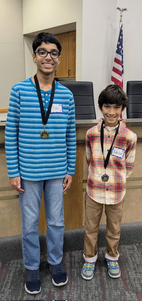 Congratulations to all students who participated in the MPS Middle School Spelling Bee!  Special congratulations to 1st place winner Rian and 2nd place winner Xaedan!  @MPSAndersenMS <a href="/MPS_Beadle/">Beadle Middle School</a> <a href="/millardcentral/">Millard Central MS</a> <a href="/MPS_Kiewit/">Kiewit Middle School</a> <a href="/NMS_Mustangs/">North Middle School</a> <a href="/mps_russell/">Russell Middle</a> <a href="/MPS2Ed/">MPS Secondary Ed</a> <a href="/MillardPS/">Millard Public Schools</a>