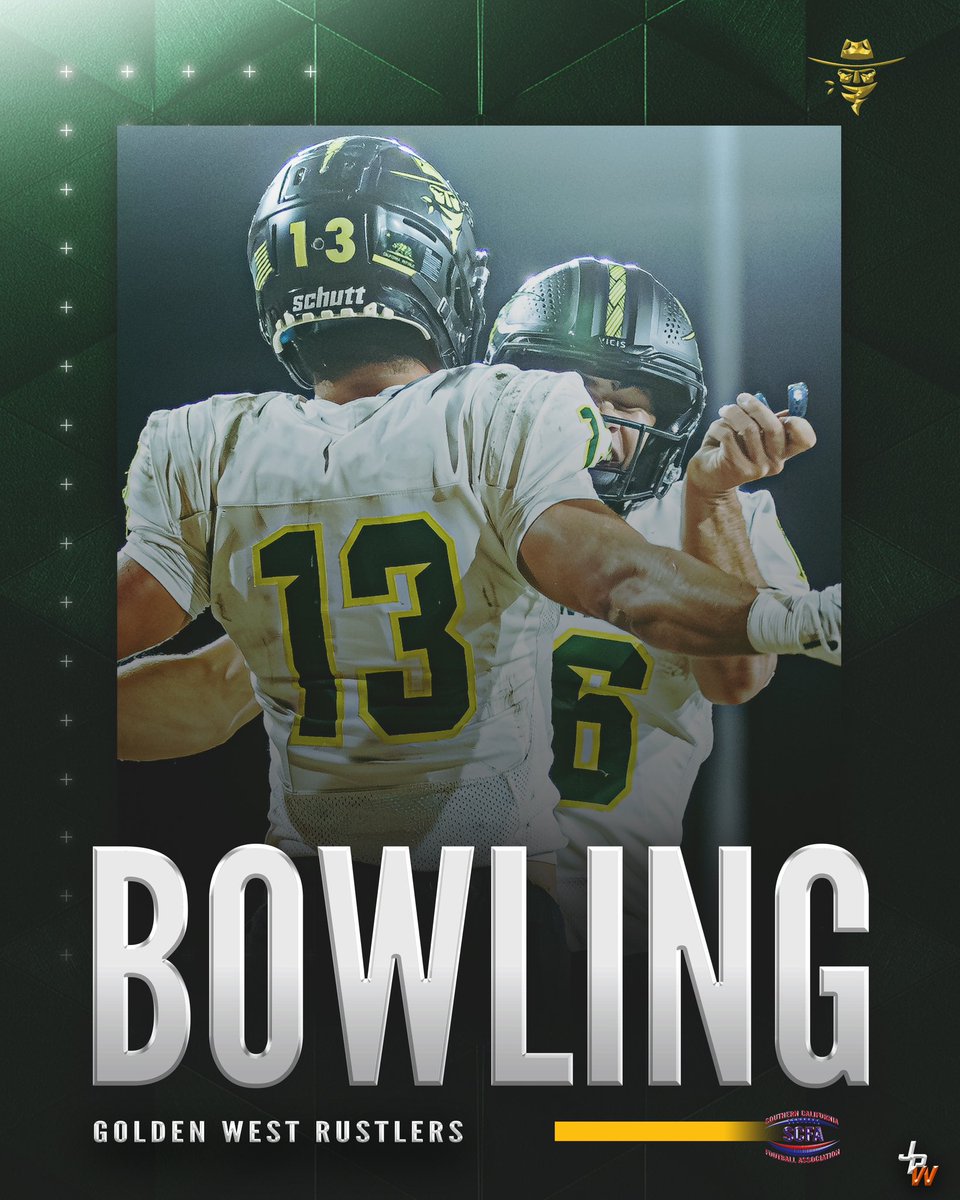 Golden West is headed bowling for the 4th straight year and will host the Southern California Bowl on Sunday at 12:30 against Allan Hancock