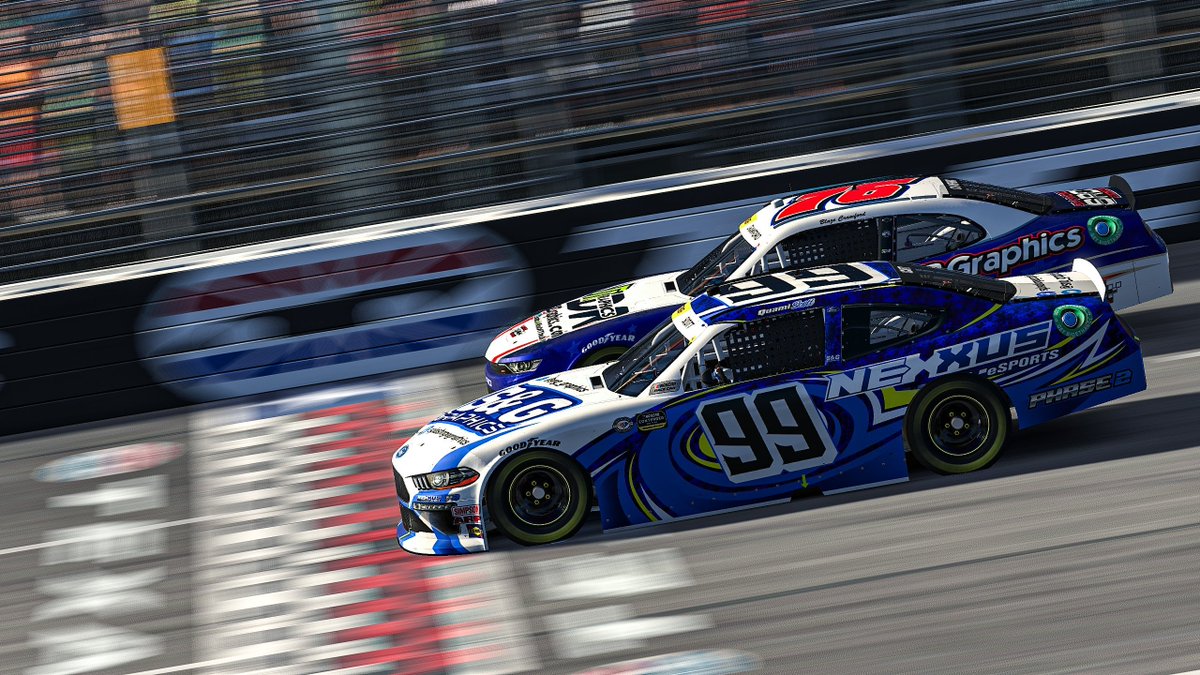 TONIGHT!!!! !!!!!!!

IT IS eNASCAR doubleheader night for the final time in 2024! College takes on a midterm with the Trucks at Michigan...
...and Contender closes out their season at Texas.

eNASCAR.com/live @ 7pm ET

Race 🧵

<a href="/ENASCARGG/">ENASCAR</a> | <a href="/iRacing/">iRacing</a> | <a href="/playflygg/">Playfly College Esports</a>