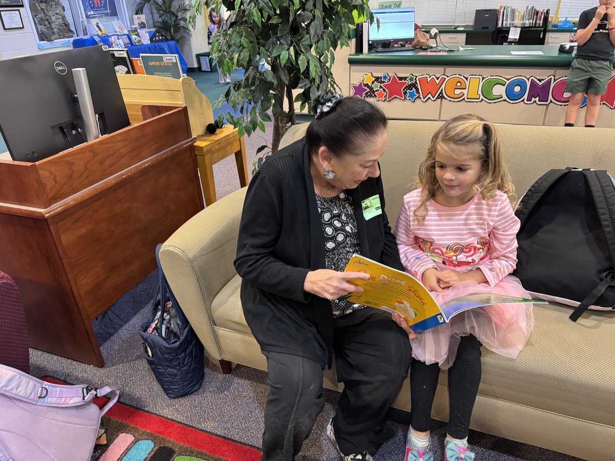 Grand Tales 
An opportunity for students to come to the library to read with their grandparent or grand friend. 
It was an awesome morning filled with reading, giggles, creating, and love. Looking forward to doing this monthly. 
#SchoolLibrary #Library #Librarian