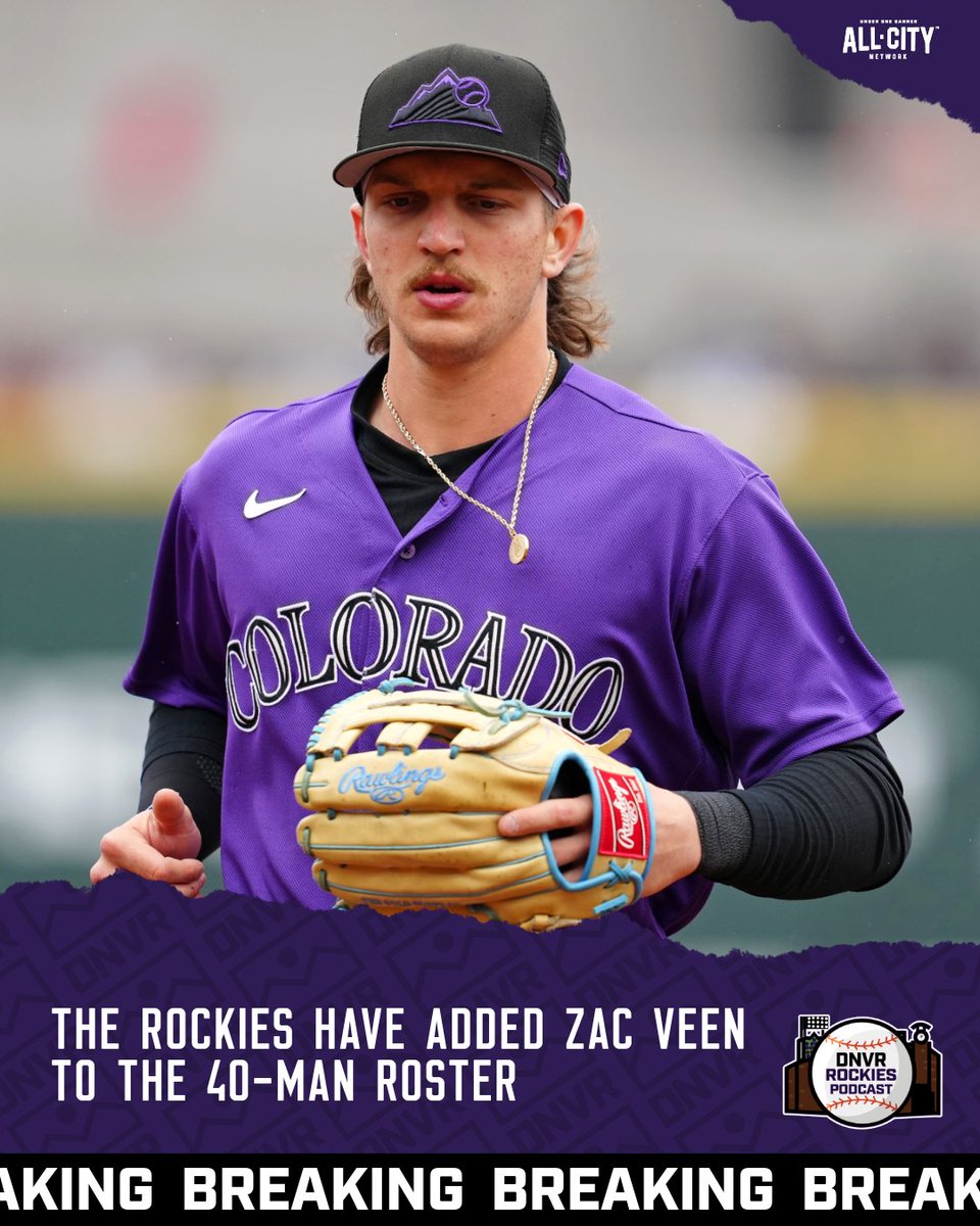 DNVR_Rockies's tweet photo. UPDATE: The #Rockies have selected the contract of outfielder Zac Veen. 

They now have 39 players on the 40-man roster. https://t.co/4jmgsMBBXl