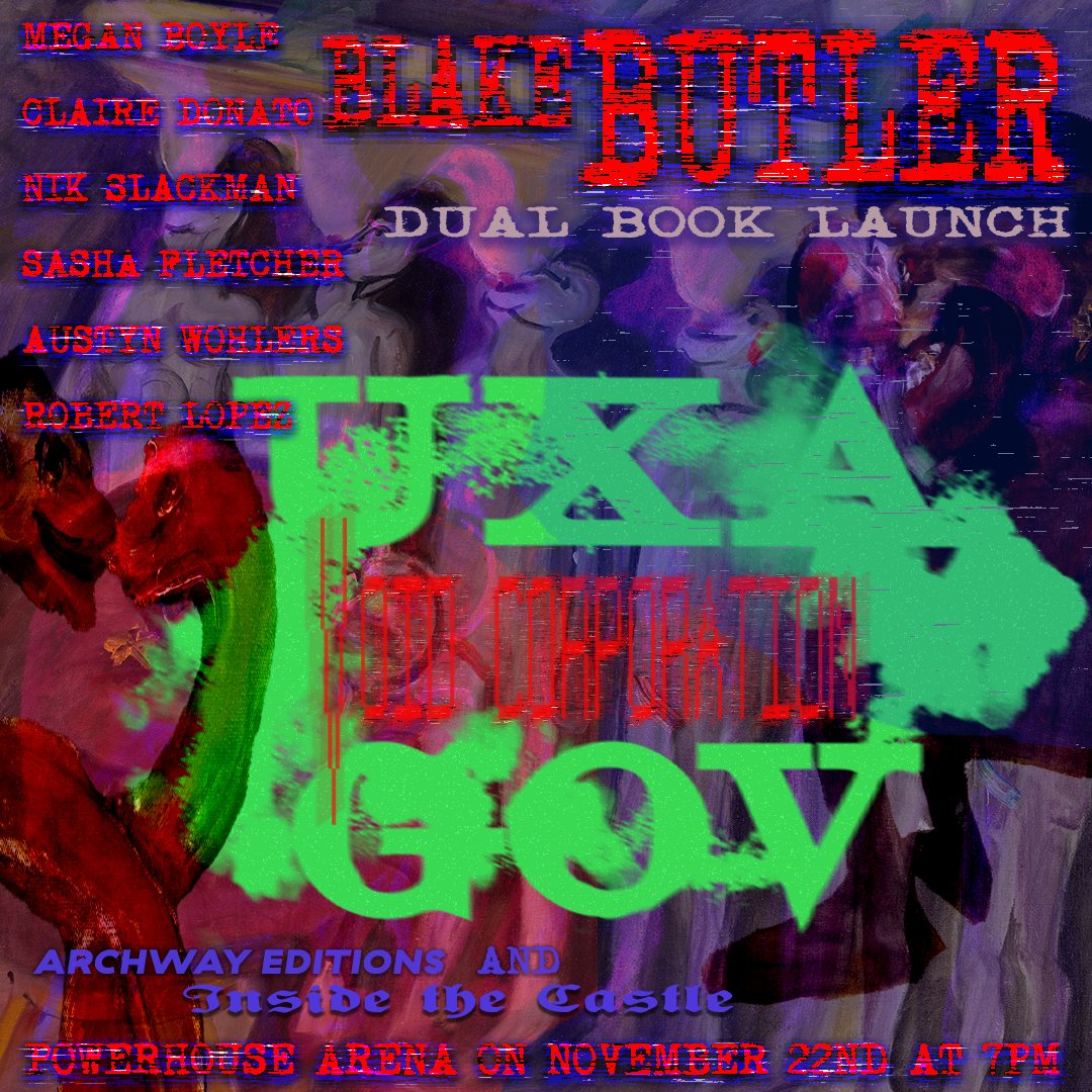 Here's the RSVP link for this Friday's event, can also preorder books here. 6 amazing friends will read the first ~30 pages of Void Corporation in a mini-marathon, and I'll read some from UXA GOV - come thru

powerhouse-books.ticketleap.com/marathon-readi…