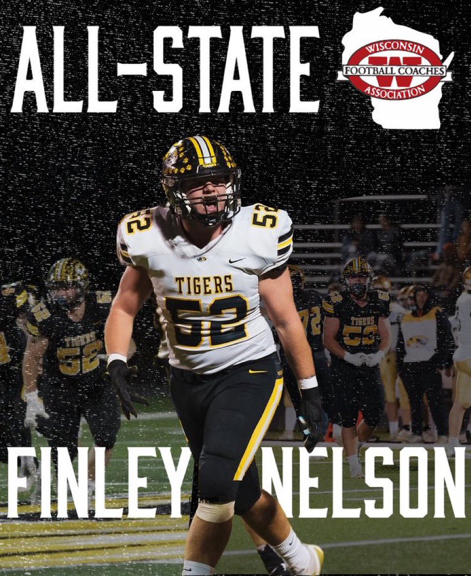 finley nelson (@finleynelson22) on Twitter photo Happy to be named ALL-STATE Honorable Mention for Defensive End!
<a href="/JamoBrown_/">Jamison Brown</a> <a href="/NickGoeser/">Nick Goeser</a> <a href="/Coach_Dill/">Trey Dill</a> <a href="/CoachJRSchiff/">Jake Schiff</a> <a href="/CoachJakeLandry/">Jake Landry</a> <a href="/MisterLilly/">Patrick Lilly</a> <a href="/MJ_NFLDraft/">Mark Johnson</a> <a href="/repattermann/">R.E. Pattermann</a> Happy to be named ALL-STATE Honorable Mention for Defensive End!
<a href="/JamoBrown_/">Jamison Brown</a> <a href="/NickGoeser/">Nick Goeser</a> <a href="/Coach_Dill/">Trey Dill</a> <a href="/CoachJRSchiff/">Jake Schiff</a> <a href="/CoachJakeLandry/">Jake Landry</a> <a href="/MisterLilly/">Patrick Lilly</a> <a href="/MJ_NFLDraft/">Mark Johnson</a> <a href="/repattermann/">R.E. Pattermann</a>