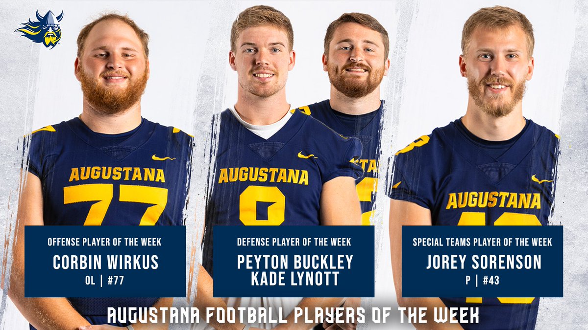 Congratulations to our Players of the Week for Week 11⚔️

🟡 <a href="/wirkus_corbin/">Corbin Wirkus</a>
🟡 <a href="/peyton__buckley/">Peyton Buckley</a> &amp; <a href="/KadeLynott/">Kade Lynott</a>
🟡 <a href="/JoreySorenson/">Jorey Sorenson</a>

#BeTheRock ⚔️ #BuildingChampions