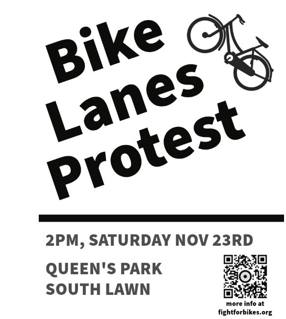 More info at: fightforbikes.org
#ONpoli #DougFord #bikelife #protest 🚳🚴‍♂️🚴‍♀️