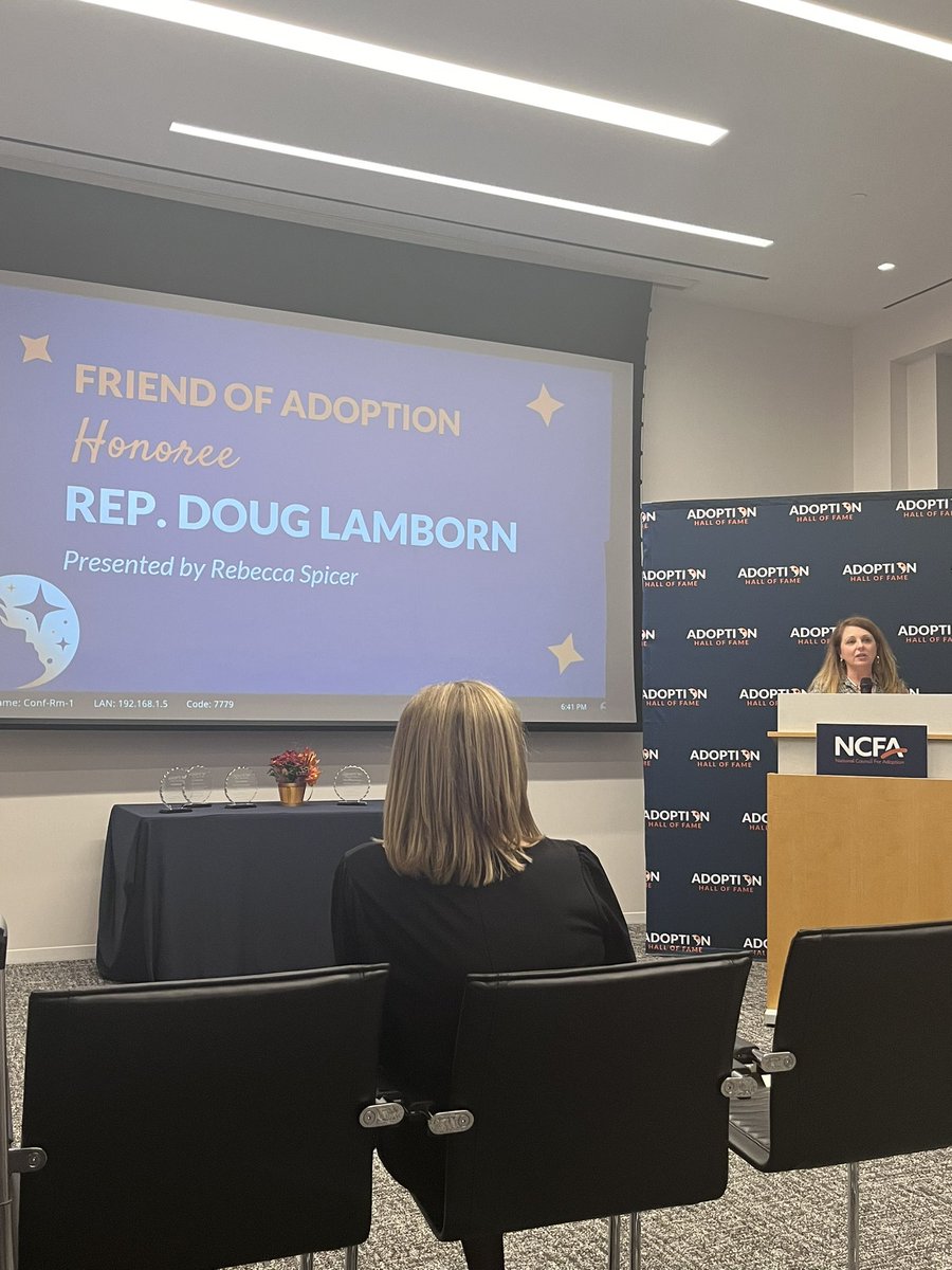 National Council For Adoption (@adoptioncouncil) on Twitter photo Thank you and congratulations to <a href="/RepDLamborn/">Rep. Doug Lamborn</a> on his “Friend of Adoption” award— received in absentia—for years of faithful advocacy on behalf of children and families ✨ Thank you and congratulations to <a href="/RepDLamborn/">Rep. Doug Lamborn</a> on his “Friend of Adoption” award— received in absentia—for years of faithful advocacy on behalf of children and families ✨