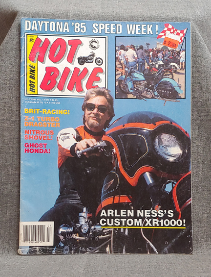 FOR SALE! FIND THIS ITEM &amp; MORE AT screaming-greek.com or check out the link in my bio.

Hot Bike Magazine - No.7 July 1985 -  78 Pages #1985 #Biker #BikerCulture #Bikers #BookPorn #bookshop #booksofinstagram #bookstagram #bookstore #Choppers #Daytona
screaming-greek.com/product/hot-bi…