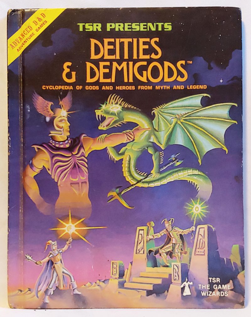 FOR SALE! FIND THIS ITEM &amp; MORE AT screaming-greek.com or check out the link in my bio.

Advanced Dungeons &amp; Dragons: Deities &amp; Demigods - First Edition - by James M. Ward &amp; Robert J.  Kuntz - Hard Cover - 128Pages - TSR - Used - Some shelf ware. #1980
screaming-greek.com/product/advanc…