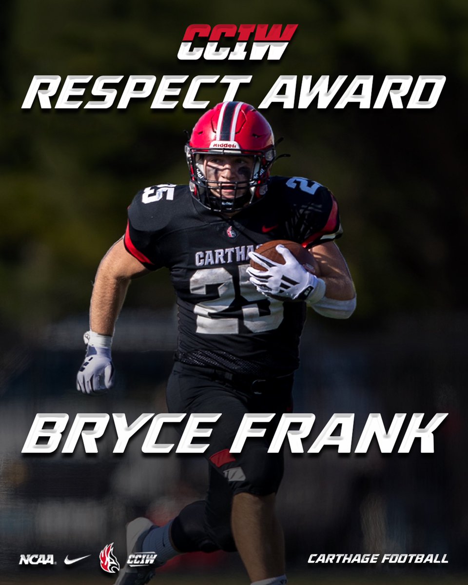 🔥Congratulations to Bryce Frank for earning the 2024 CCIW Respect Award🔥 #FIRE #FuelTheFlame