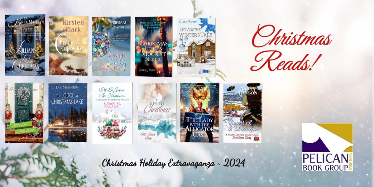 Looking for Christmas novellas? <a href="/PelicanBookGrp/">Pelican Book Group</a> has several to add sparkle to your #Christmas.
Find them wherever books are sold.
#booklovers #BookTwitter #newreleases #ebooks #ChristianFiction