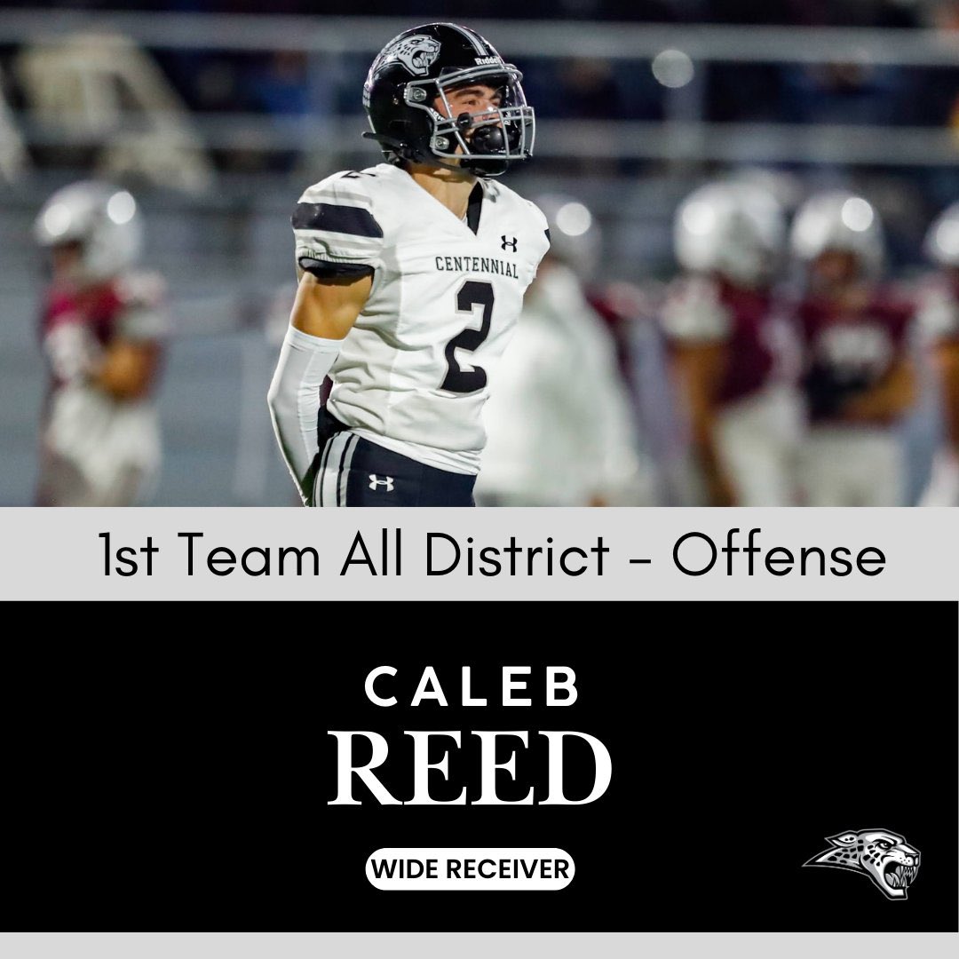 Congratulations Caleb on your 1st team all district selection!