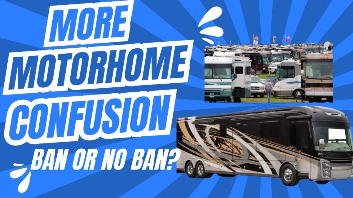 There's more confusion over the so-called Motorhome Ban: The California Air Resources Board now denies there is a ban coming in 2025. The RV industry still insists there is.

RVers are urgently needed in North Carolina…to help those displaced by the hurricane to learn about