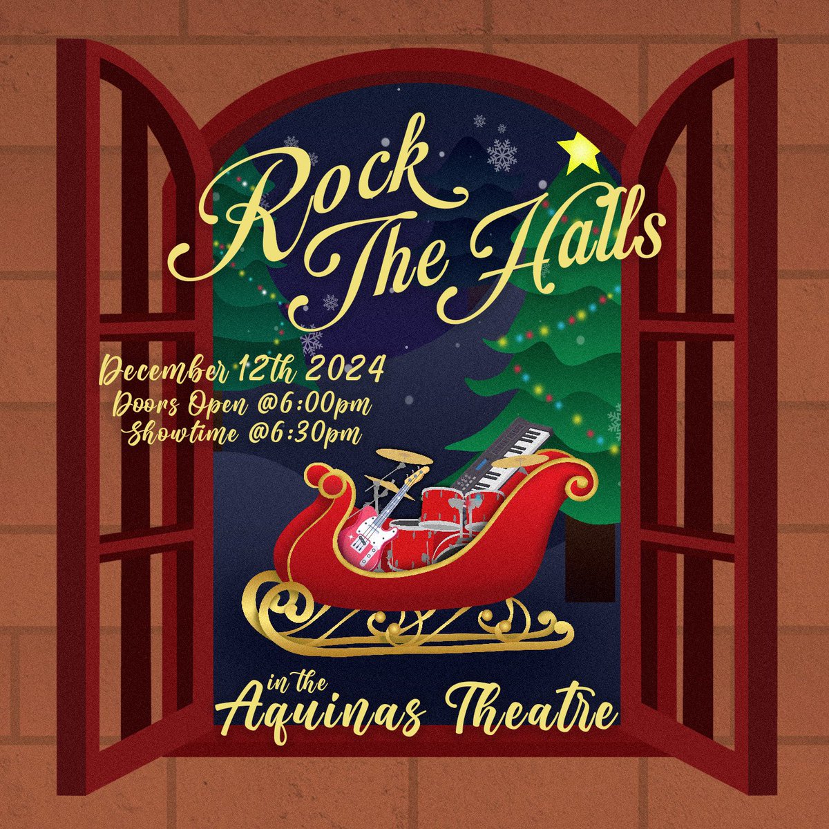Get ready to rock out at Rock the Halls at STA!!

🎸🥁🎹