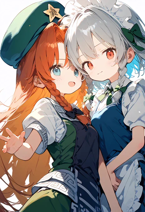 美鈴と咲夜 