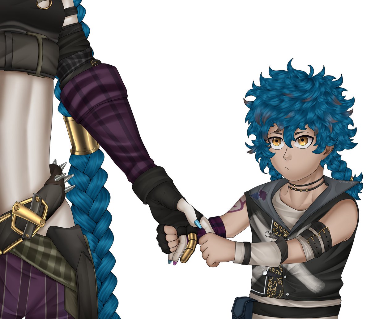 Jinx and Isha💙🧡
#Arcane #jinx