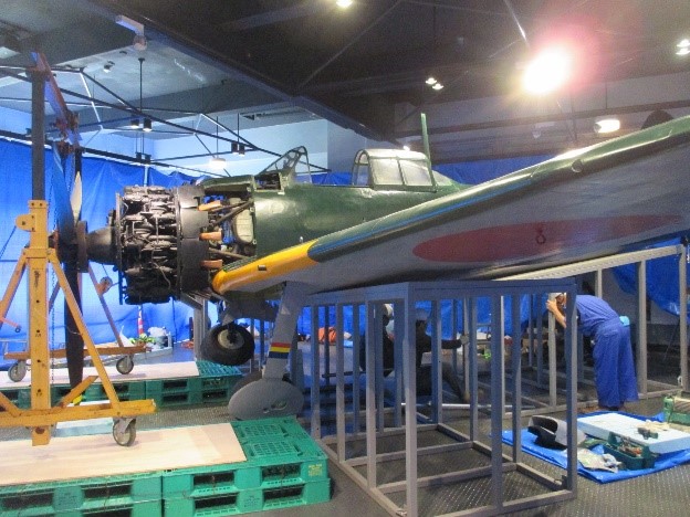 jasdf_airpark's tweet image. 令和6年6月から開始した零戦の展示格納庫から展示資料館2階への移設作業は、11月10日(日)に完了し、一般公開を再開しました。より近くでご覧いただけるようになりました。
#航空自衛隊
#浜松広報館
#エアーパーク
#空自70周年
#大空とその先へ