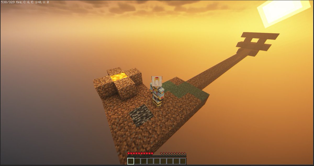 Humble beginnings on this _fun_(?) unmodded skyblock experience